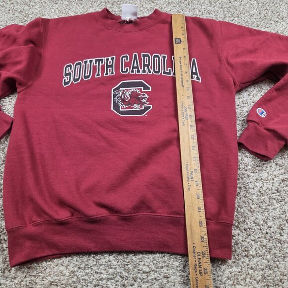 University of South Carolina Gamecocks Champion Sweatshirt Adult Small Red Crew - Picture 5 of 6